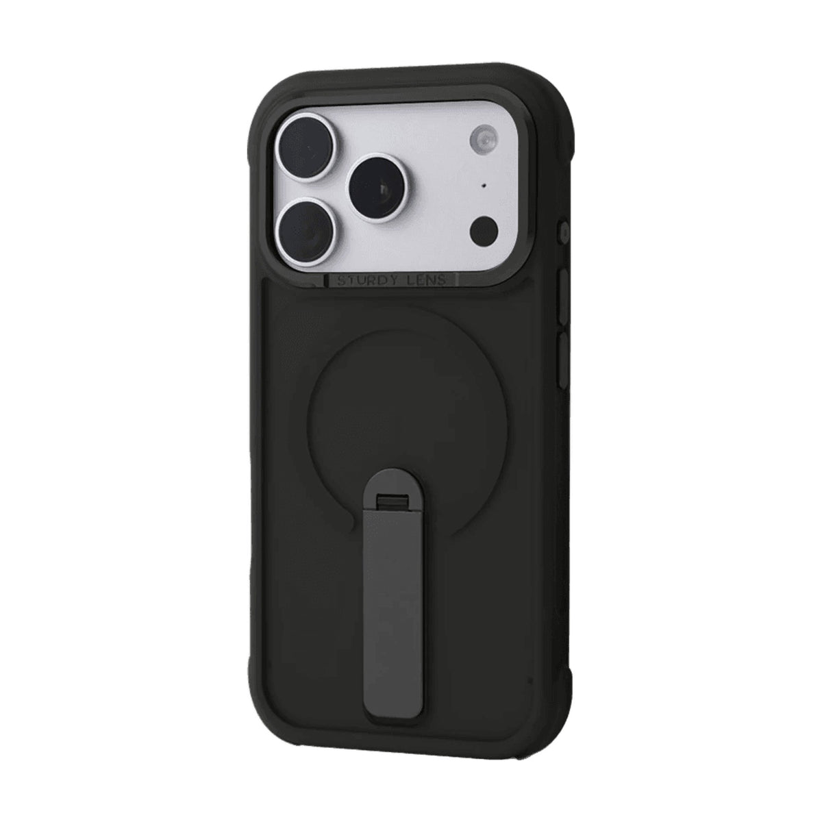 Shockproof Case with Integrated Ring Grip Kickstand for iPhone 18 Series
