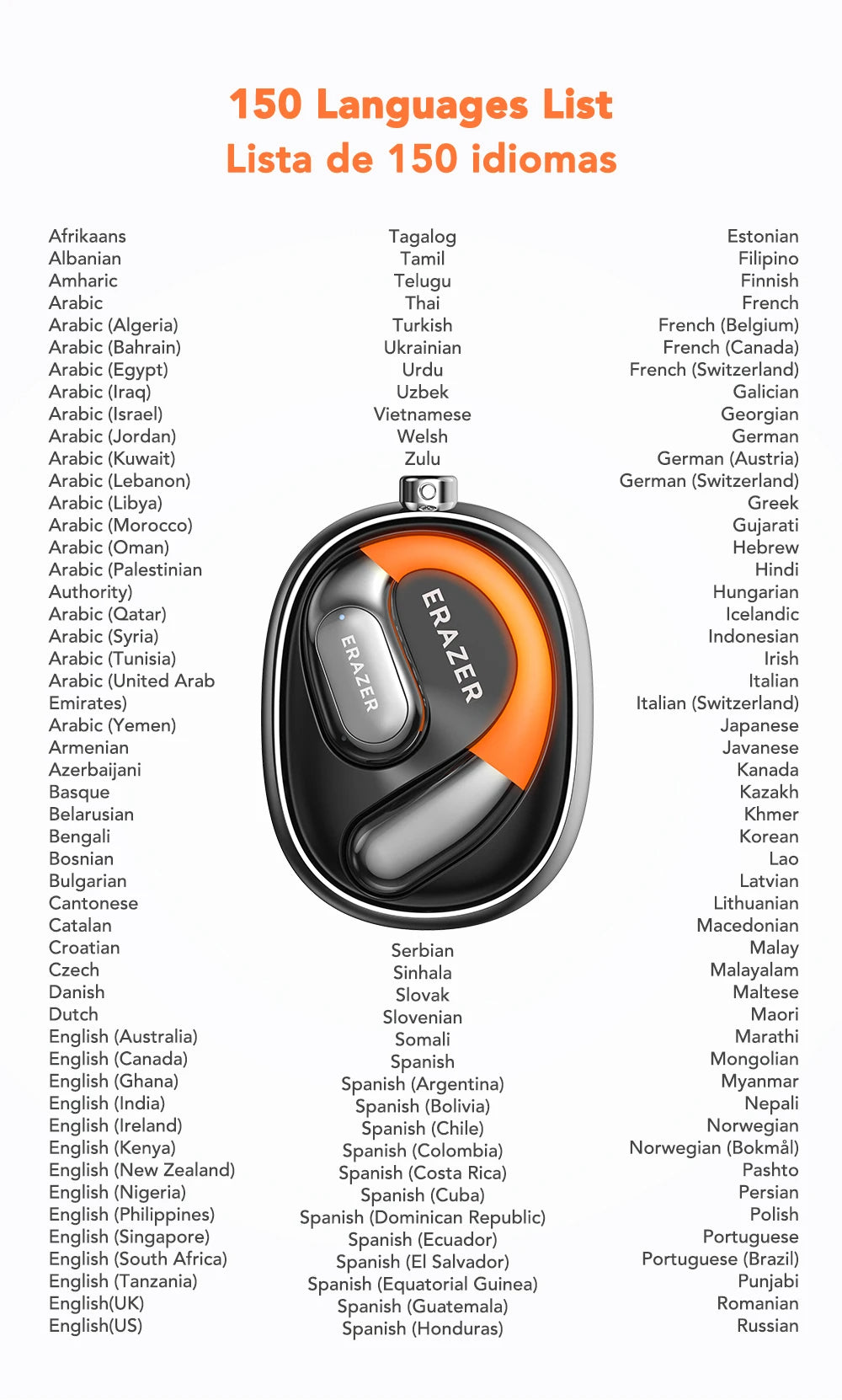 Lenovo Erazer XF31  Bluetooth 5.4 AI Translation Earphones