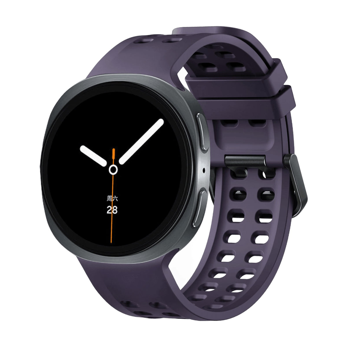 Perforated Silicone Sport Band with Quick-Release Tab for Samsung Galaxy Watch 9