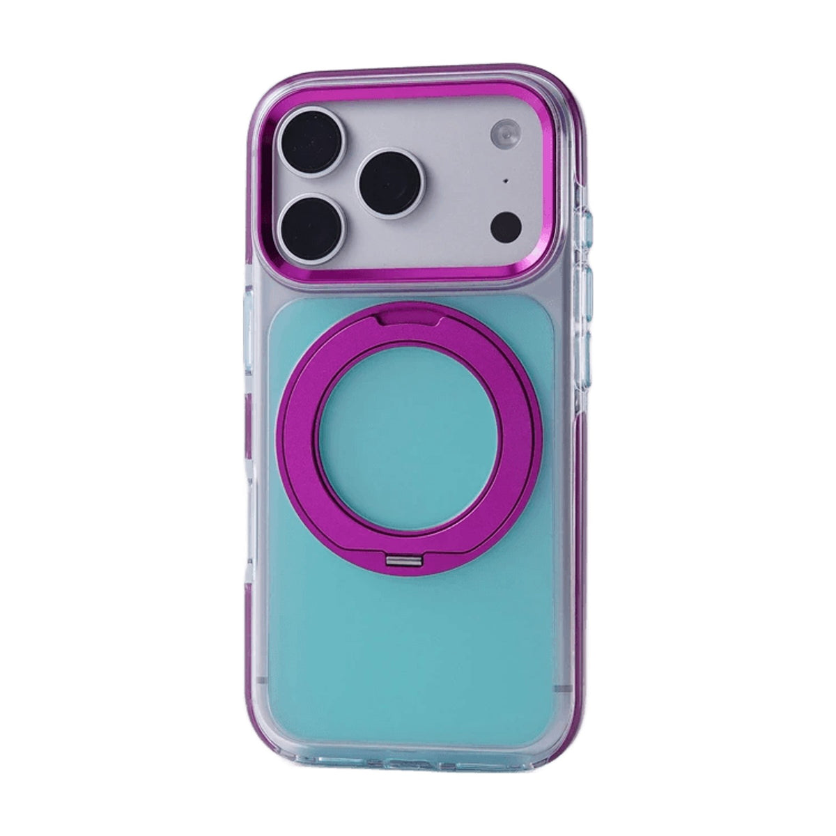 Shockproof MagSafe Case with 360° Rotatable Ring Stand for iPhone 18 Series