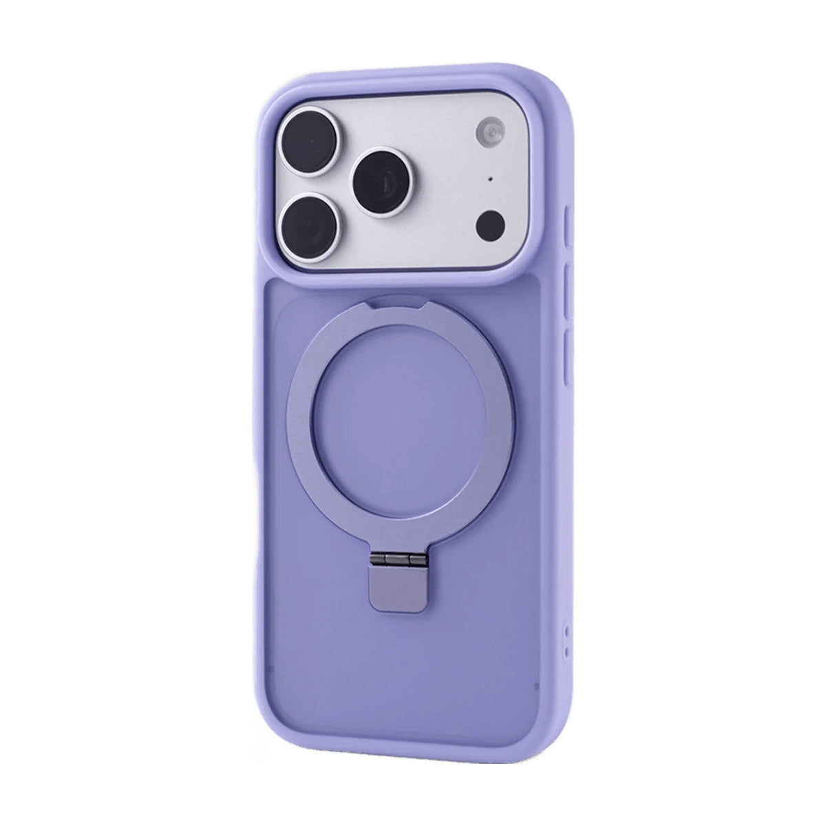 Matte MagSafe Ring Stand Case with Bumper Protection for iPhone 18 Series