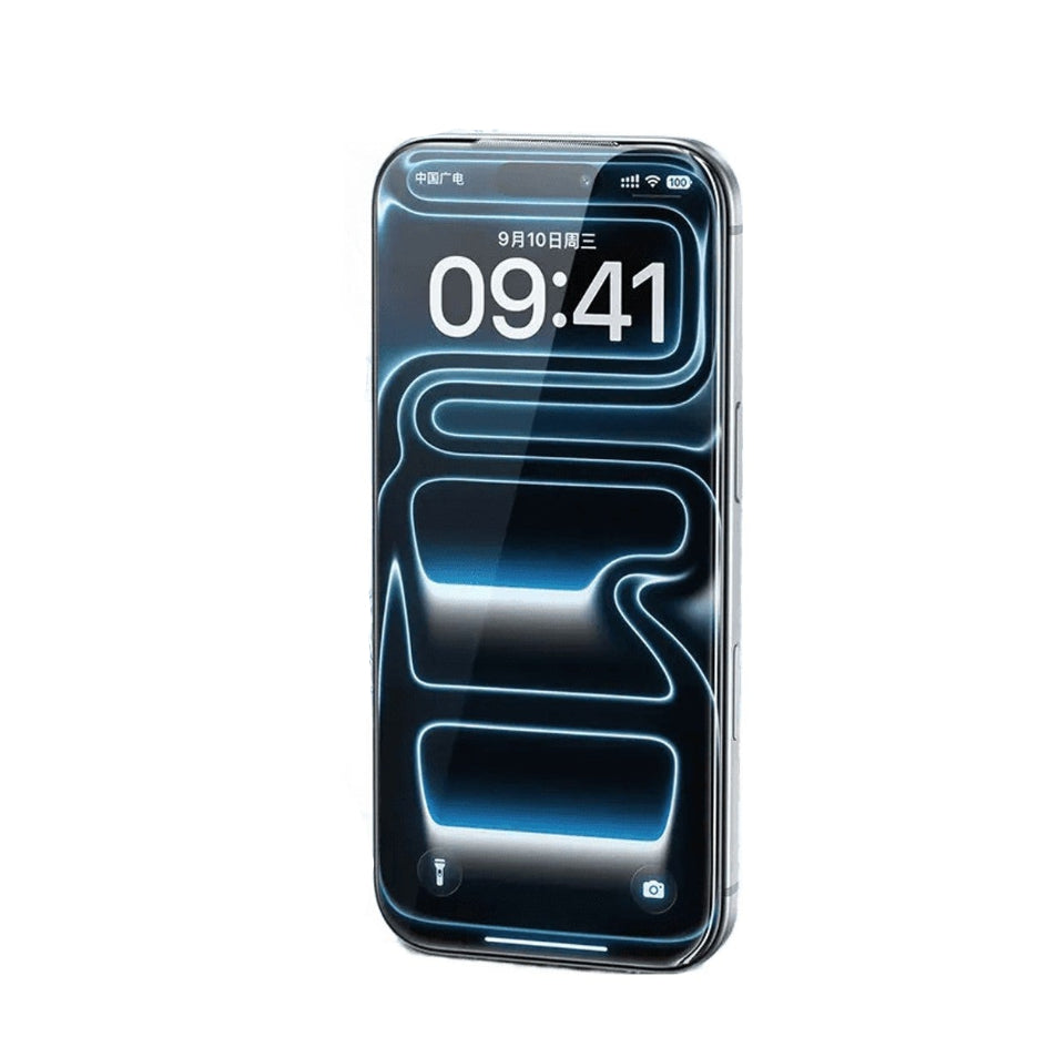 HD Tempered Glass Screen Protector with 3D Pressure Chamber Application for iPhone 17 Series