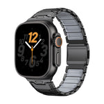 Titanium Articulated Link Band with Magnetic Buckle for Apple Watch