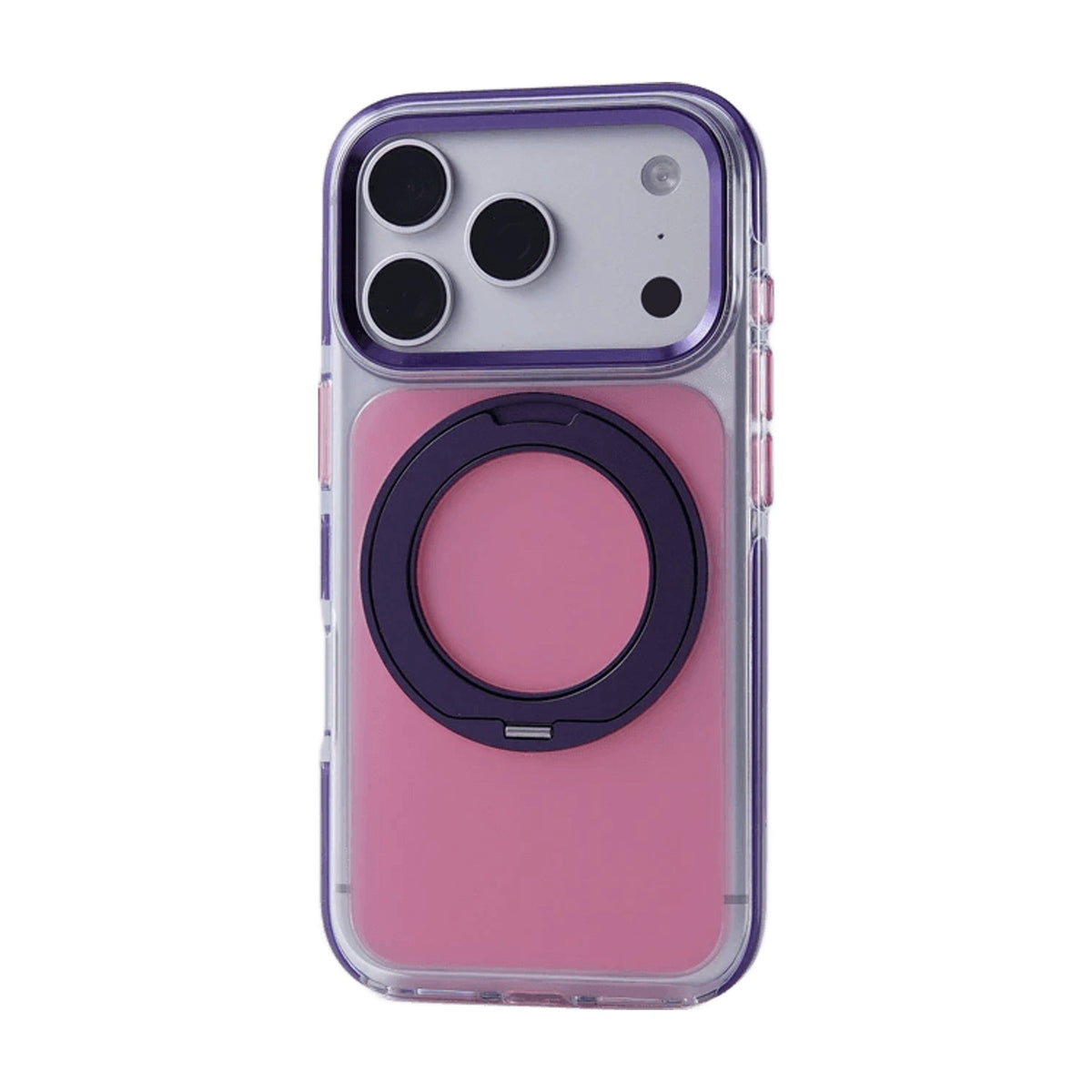 Shockproof MagSafe Case with 360° Rotatable Ring Stand for iPhone 18 Series