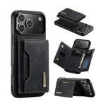 Premium Leather MagSafe Wallet Case with 3-Card Detachable Wallet for iPhone 18 Series