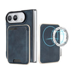 Shockproof Leather MagSafe Case with Detachable Card Holder for iPhone Duo