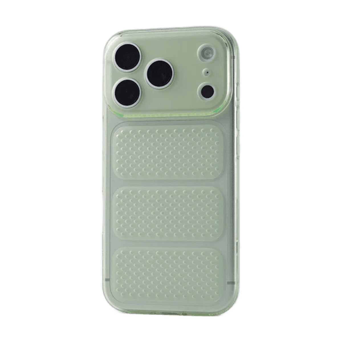 Ultrathin Matte Silicone Hollow Mesh Cooling Case for iPhone 18 Series