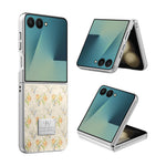 Shockproof Embossed Leather Case for Samsung Galaxy Z Flip 8
