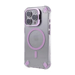 Clear MagSafe Case with Four Corner Silicone Bumpers for iPhone 16 Series