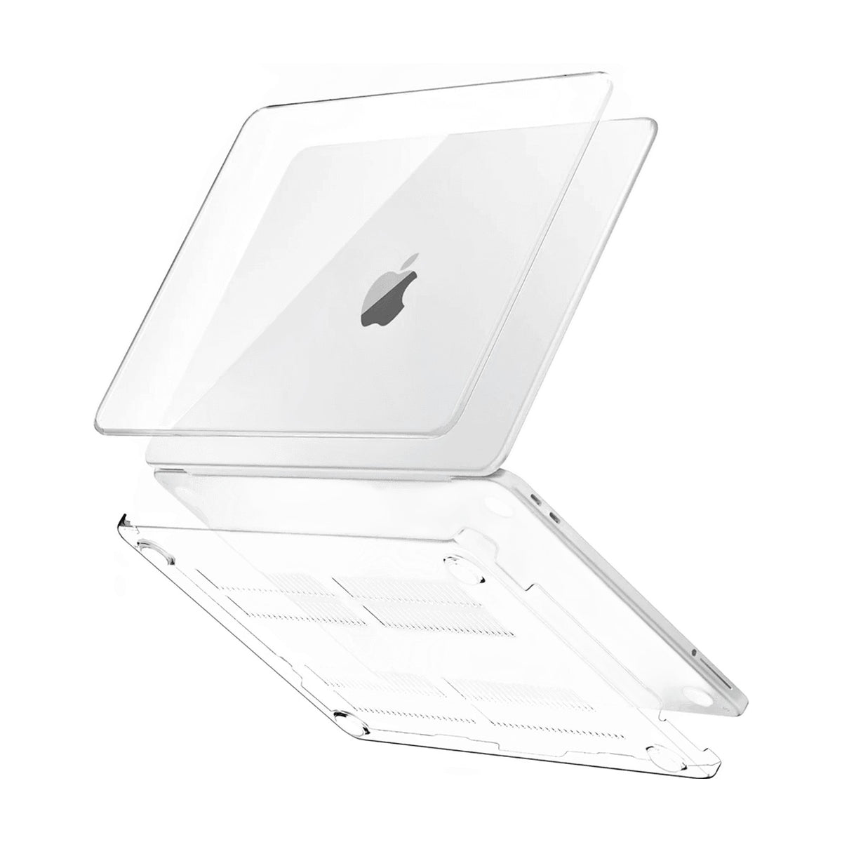 Crystal Clear Hard Shell Laptop Case with Anti-Yellowing Protection for MacBook Neo