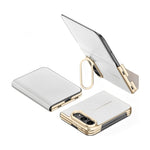 Leather Flip Case with Automatic Magnetic Closure for iPhone Duo