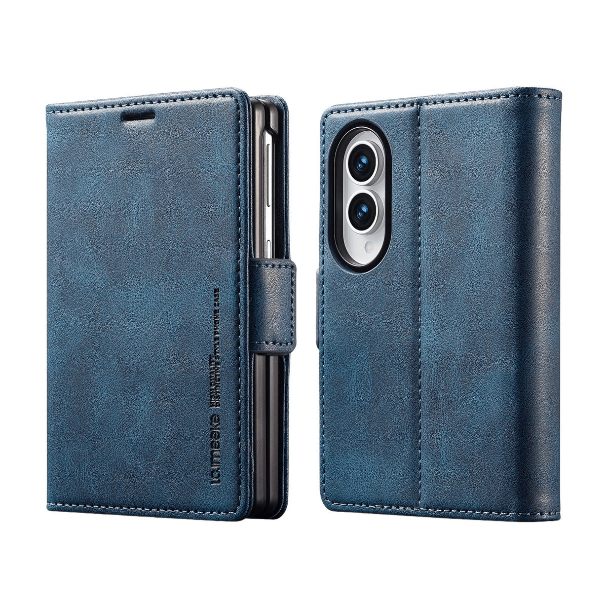 Leather Flip Kickstand Wallet Case with 2-Card Storage for Samsung Galaxy Z Fold 8