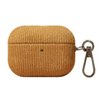 Soft Corduroy Case with Detachable Metal Carabiner for AirPods Pro 3