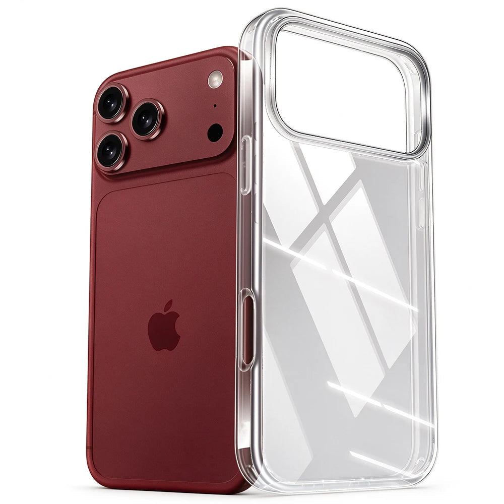 Transparent Silicone Case with Reinforced Corner Protection for iPhone 18 Series