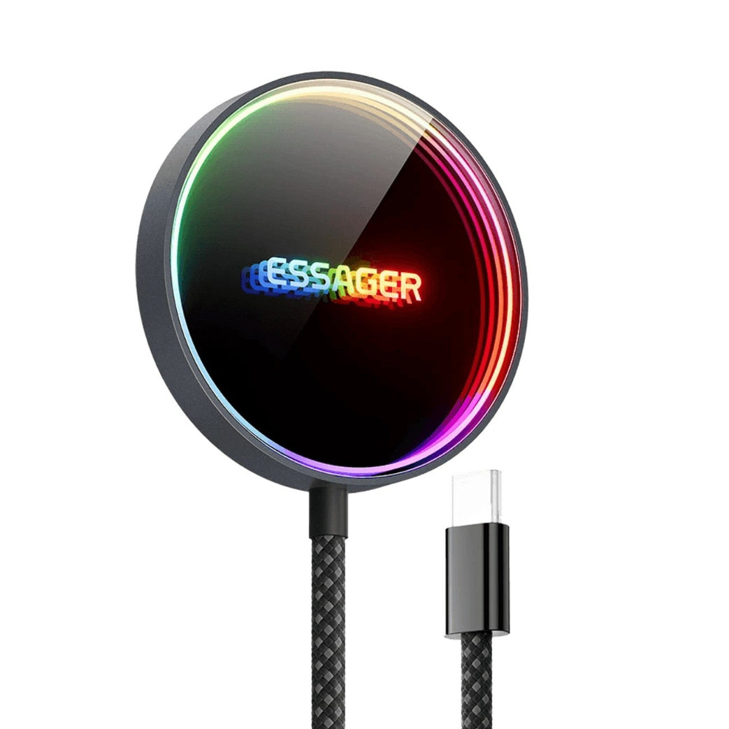 ESSAGER 15W Magnetic Wireless Charging Dock RGB