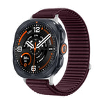 Woven Nylon Velcro Watch Strap with Metal Connector Heads for Samsung Galaxy Watch Ultra 2