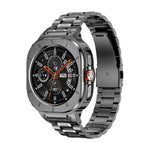 Stainless Steel Shock-Resistant Bumper Case with Integrated Sport Band for Samsung Galaxy Watch Ultra