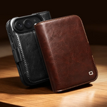 Leather Magnetic Flip Case with Built-In Kickstand for iPhone Duo