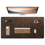 Self-Healing Crazy Horse Leather Desk Pad