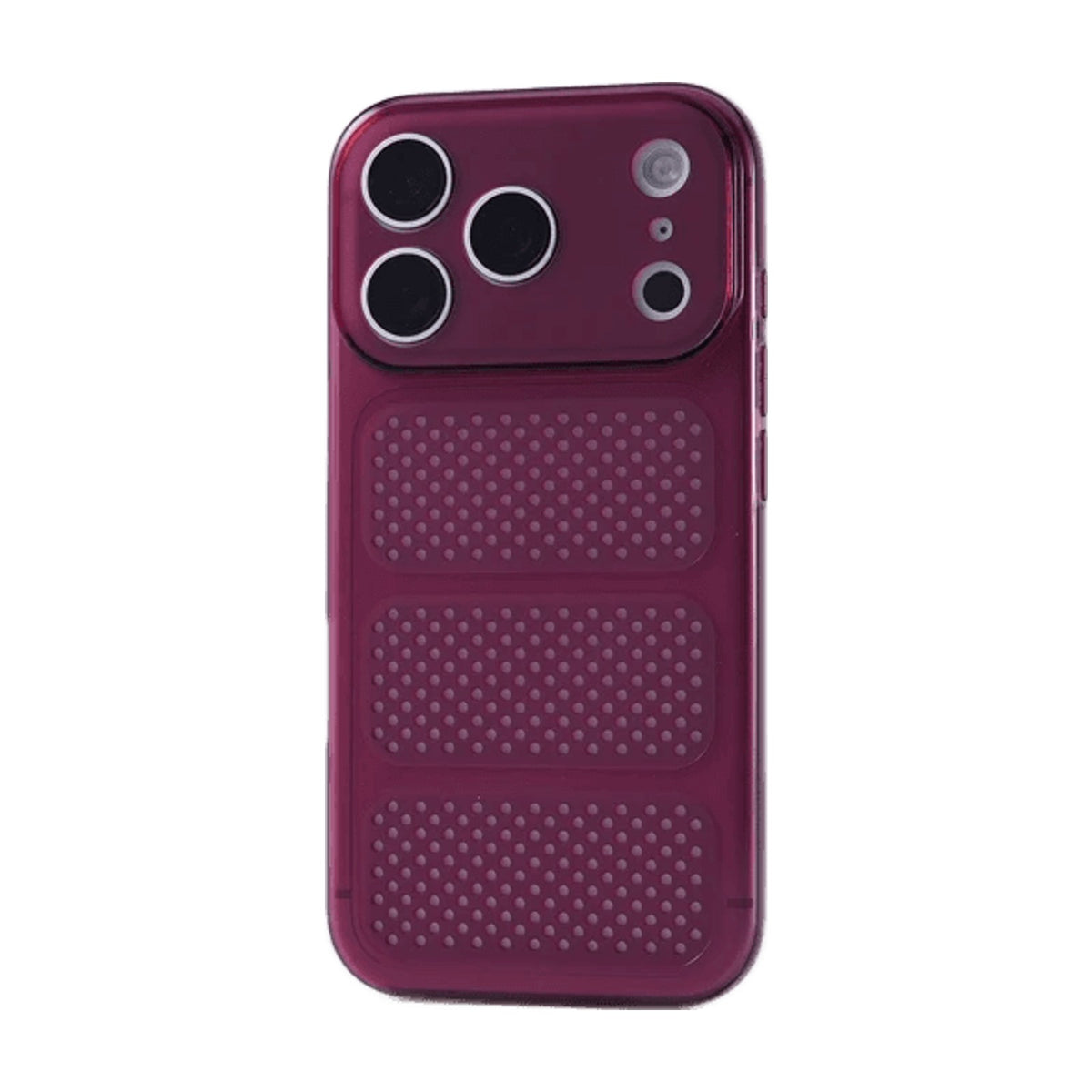 Ultrathin Matte Silicone Hollow Mesh Cooling Case for iPhone 18 Series