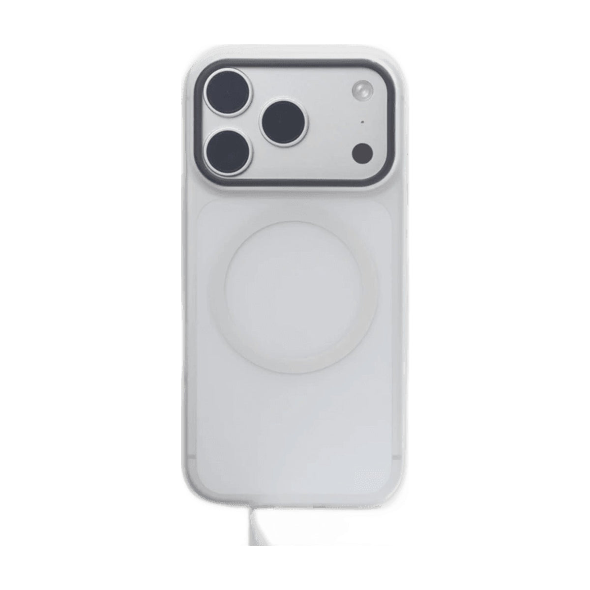 Hard PC MagSafe Case with Raised Camera Ring Frame for iPhone 18 Series