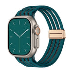 Woven Nylon Magnetic Closure Strap for Apple Watch