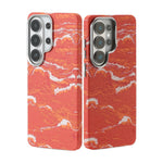 Wave Pattern Magnetic Case with Raised Lens Protection for Samsung Galaxy S25 Series