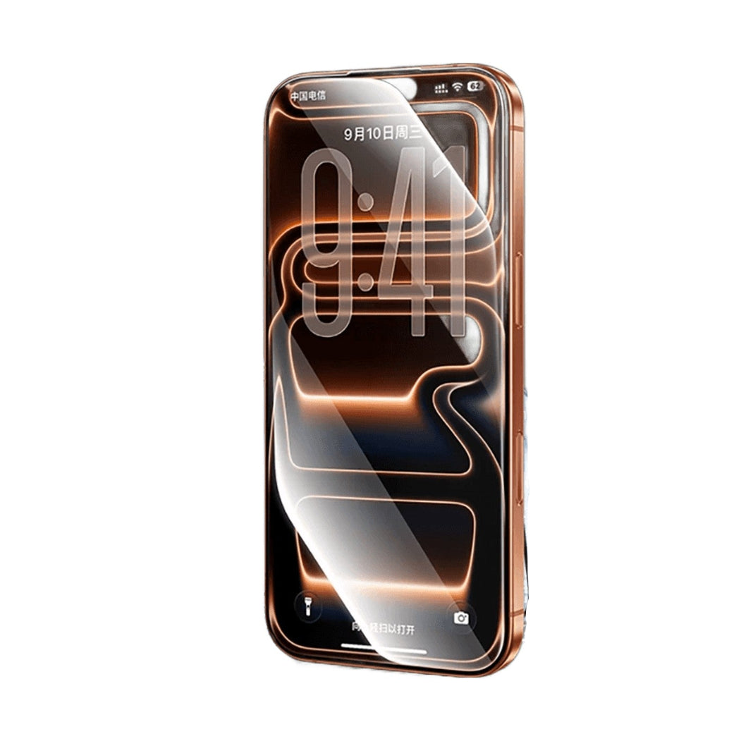 2-Pack 3D Heat-Curved Tempered Glass Screen Protector with Zero-Gap Edge-to-Edge Coverage for iPhone 17 Series