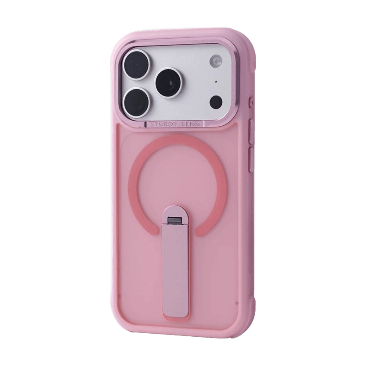 Shockproof Case with Integrated Ring Grip Kickstand for iPhone 18 Series