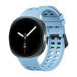 Perforated Silicone Watch Strap with Quick-Release Tab Clasp for Samsung Galaxy Watch 9