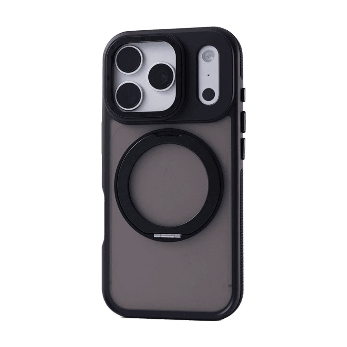 Shockproof MagSafe Case with 360° Rotating Ring Stand for iPhone 18 Series