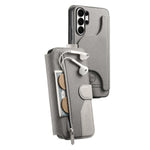 Detachable Magnetic Leather Wallet Case with Kickstand for Samsung Galaxy S25 Series