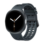 Perforated Silicone Watch Strap with Quick-Release Tab Clasp for Samsung Galaxy Watch 9