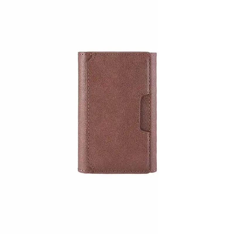 Premium Three-Fold Leather Wallet