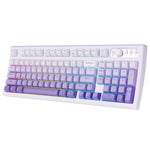 EWEADN V97 Cute Creamy Wireless Gaming Keyboard with RGB Backlight
