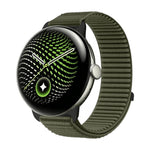 Elastic Nylon Velcro Adjustment Watch Band for Google Pixel Watch 3
