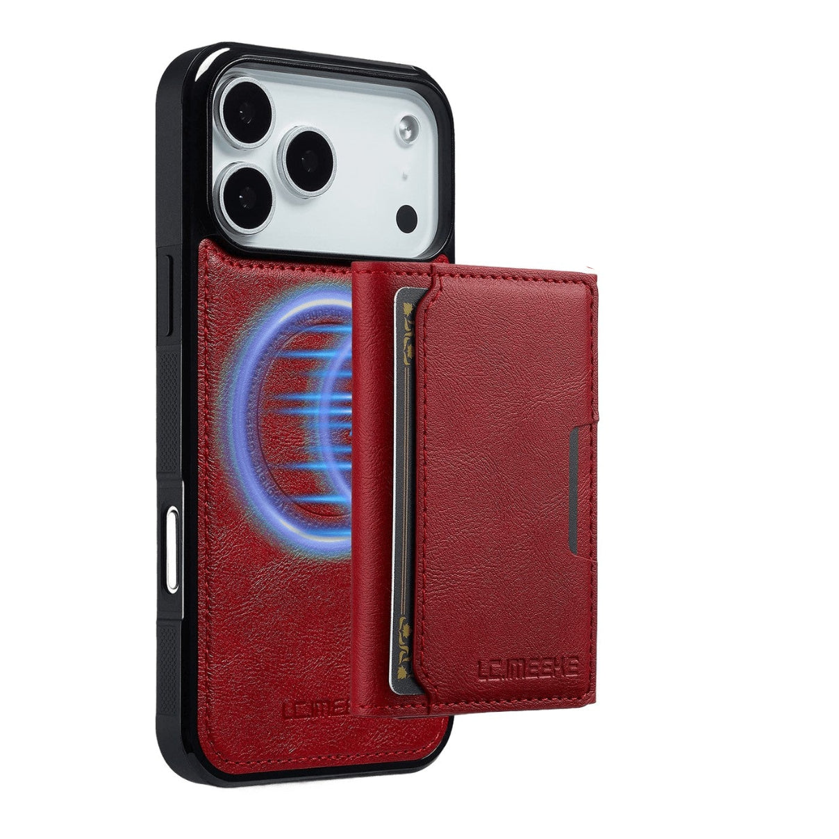 Leather Detachable MagSafe Wallet Case with Kickstand for iPhone 18 Series