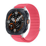 Woven Nylon Velcro Watch Strap with Metal Connector Heads for Samsung Galaxy Watch Ultra 2