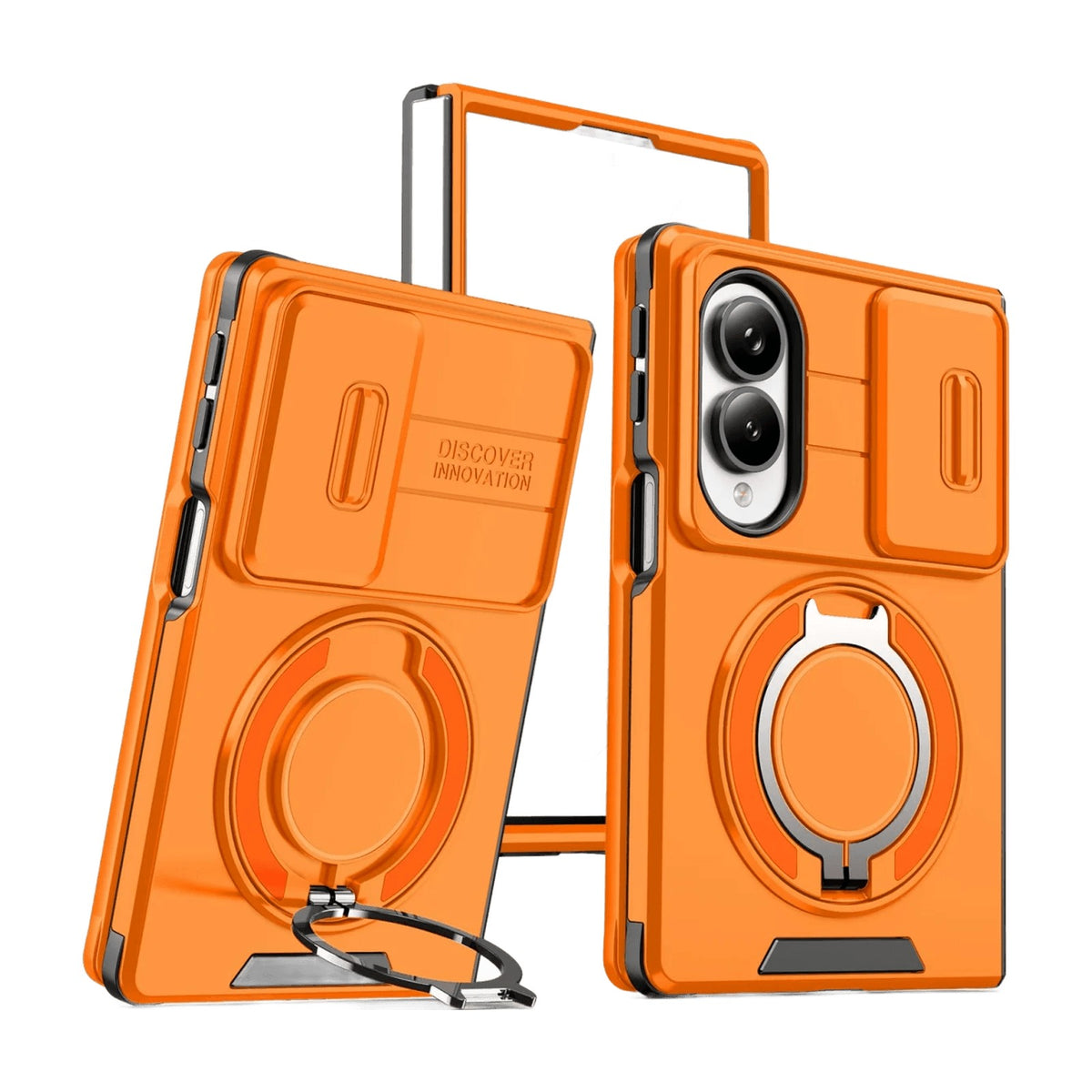 Protective Case with Rotating Magnetic Ring for Samsung Galaxy Z Fold 8