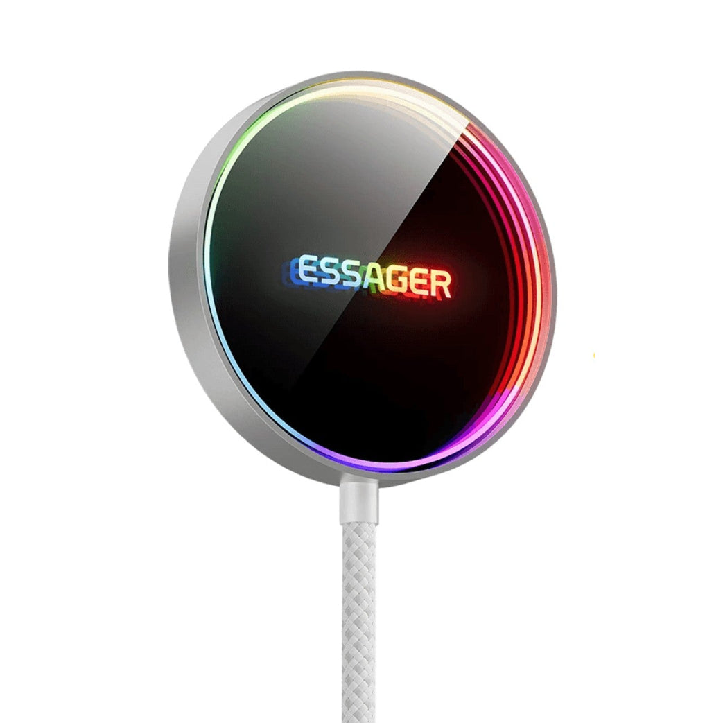 ESSAGER 15W Magnetic Wireless Charging Dock RGB