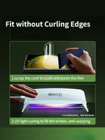 UV Anti-Reflection Full Glue Screen Protector for Samsung Galaxy S24 Ultra