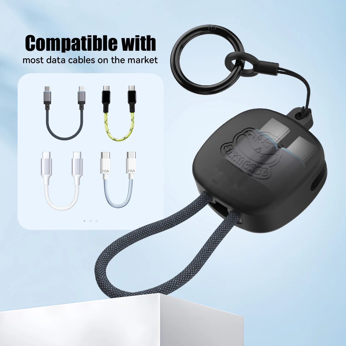 2-Pack Silicone Cable Management Clips