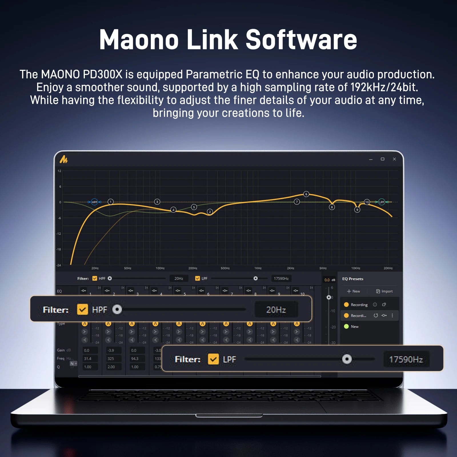 Maono PD300X Dynamic XLR/USB Podcast Microphone