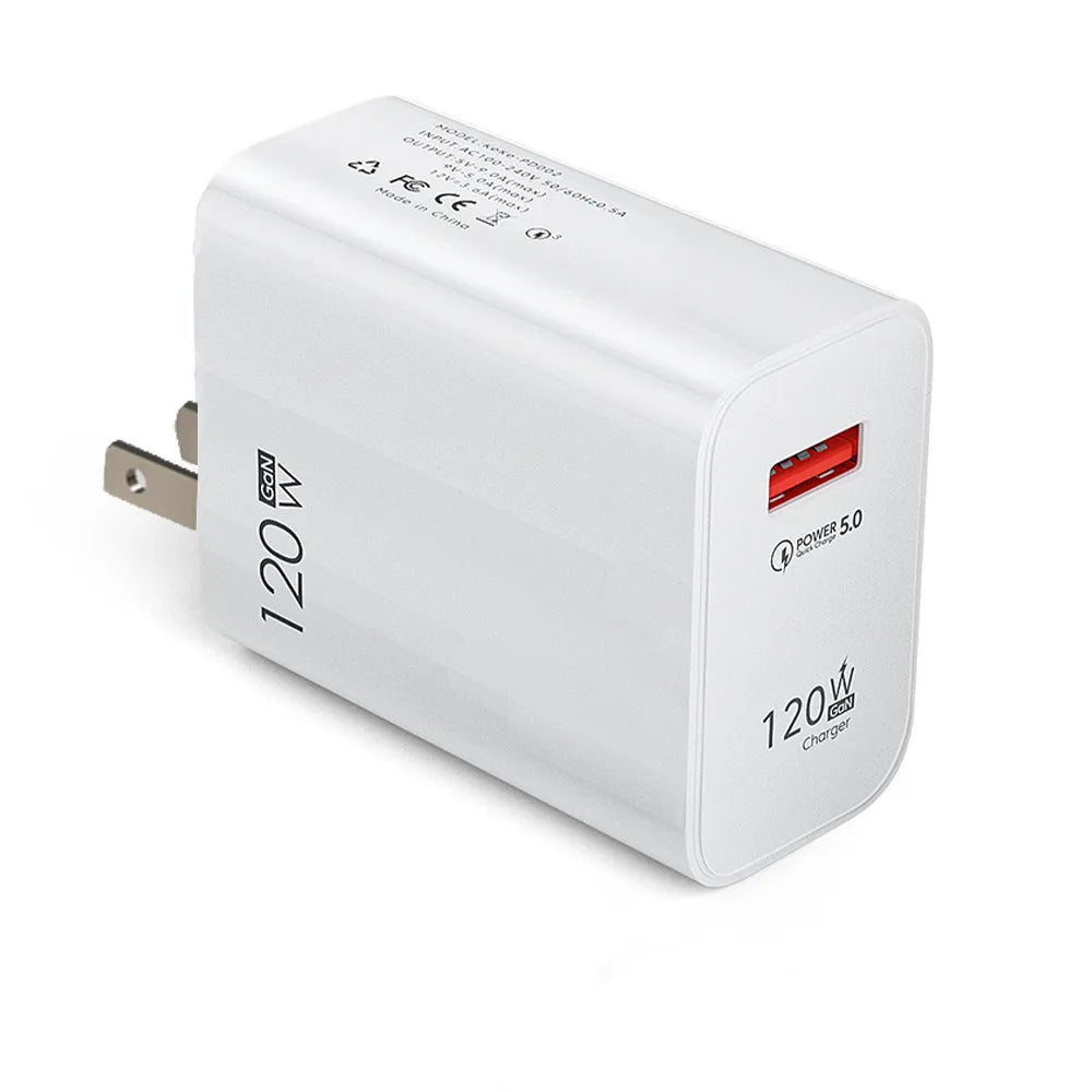 Henruisi 120W Fast Charging USB Charger