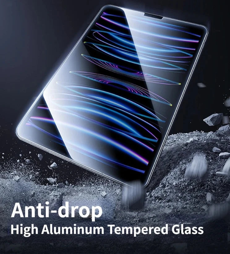 Anti-Fingerprint Dust-Free Tempered Glass Screen Protector for iPad Pro (2024)