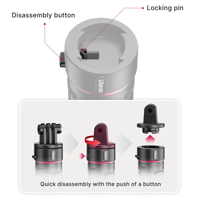 Ulanzi MT-09 Extendable Mini Tripod for Action Cameras