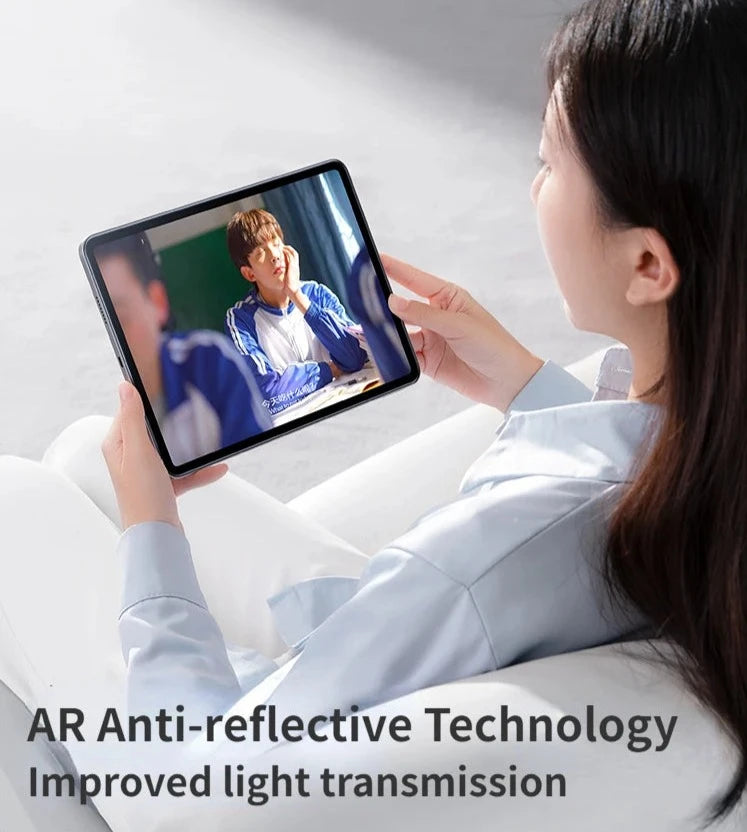 Anti-Fingerprint Dust-Free Tempered Glass Screen Protector for iPad Air (2024)