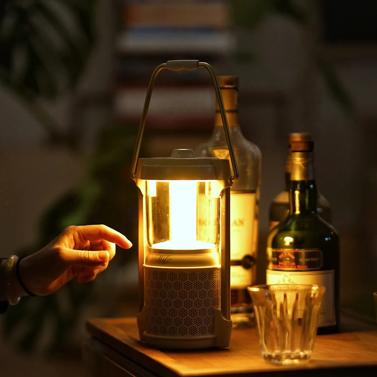 Mifa Lyra Bluetooth 5.3 Speaker with Lantern - 3D Surround Sound, Waterproof, and Multi-Mode