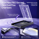 Anti-Fingerprint Tempered Glass Screen Protector with Installation Kit for Samsung Galaxy S25 Series