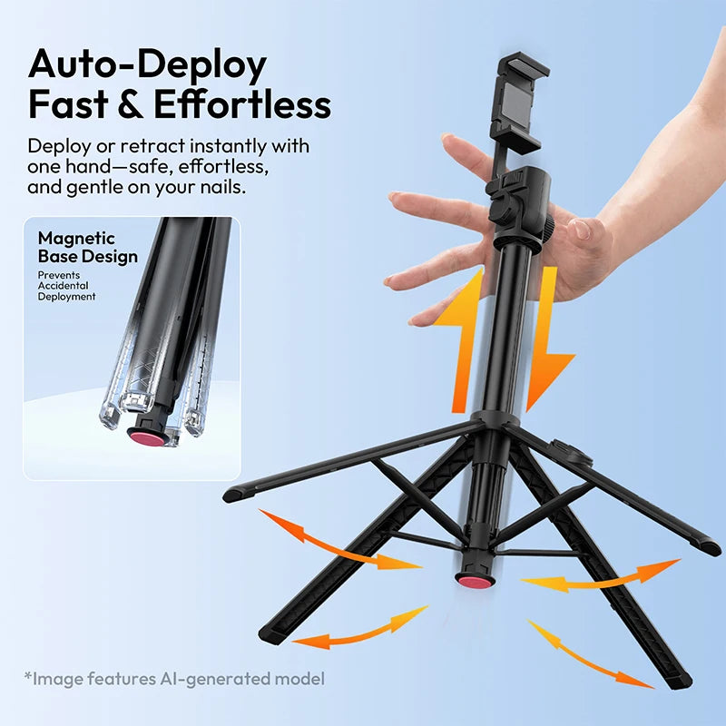 Ulanzi SK32 Auto-Open Selfie Stick Tripod